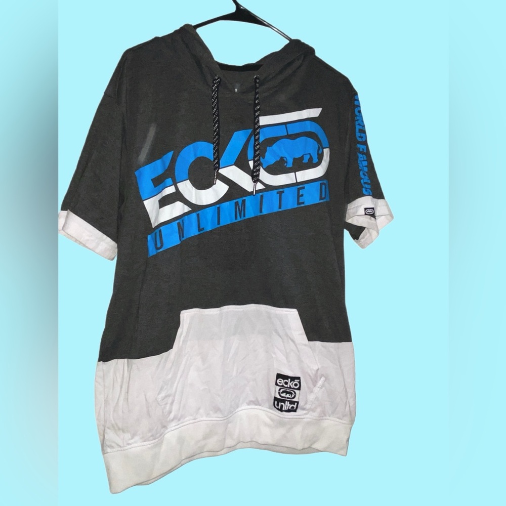 Ecko short sleeve hoodie.